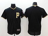 Pittsburgh Pirates Customized Men's Black Flexbase Collection Stitched Baseball Jersey,baseball caps,new era cap wholesale,wholesale hats